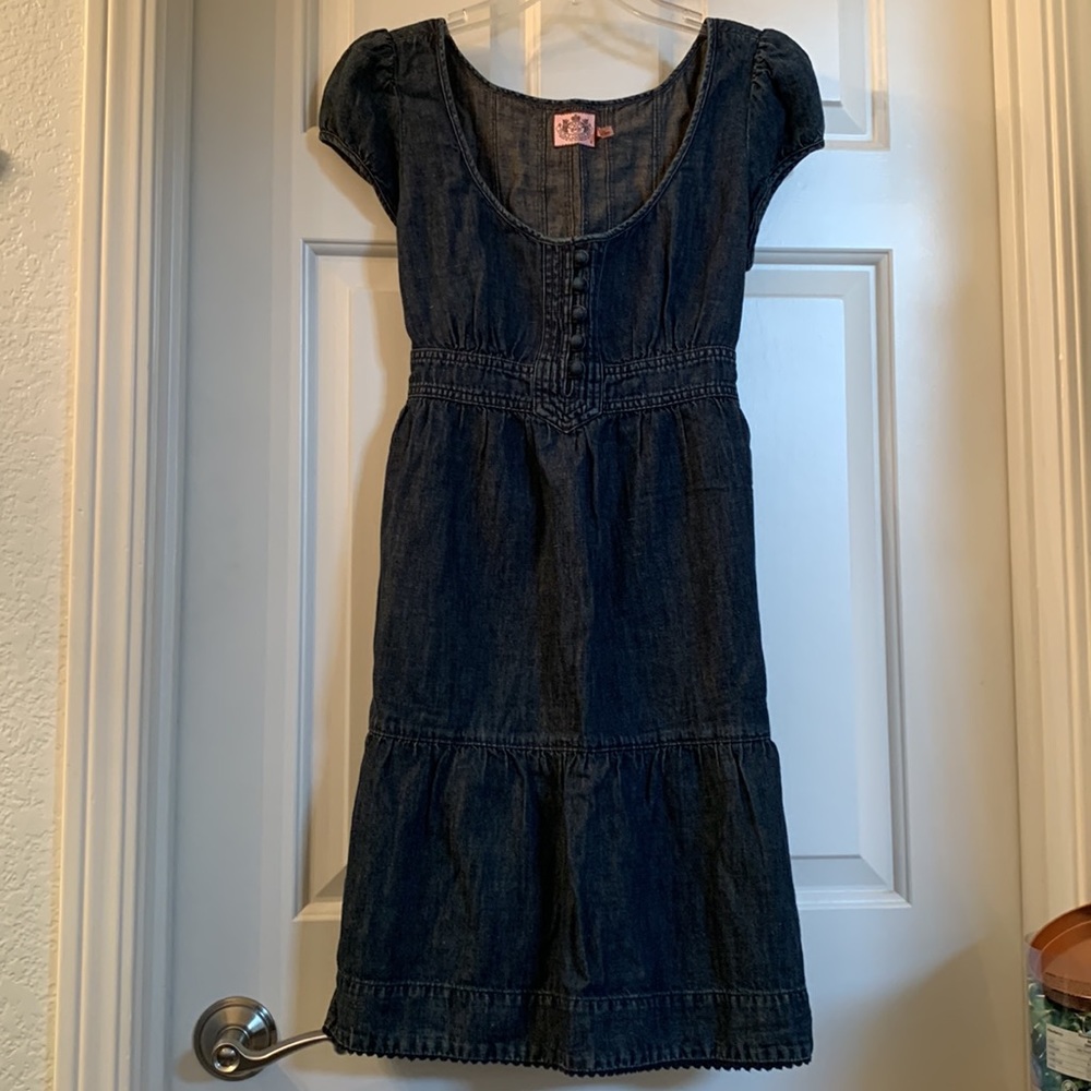 Juicy couture Jean dress size 8 excellent condition!